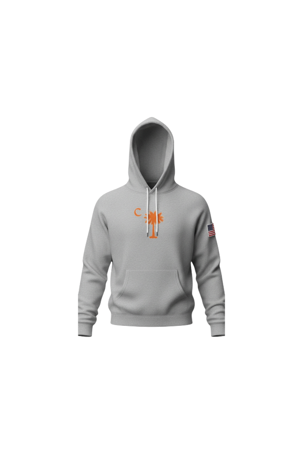 American Grey Palmetto Hoodie