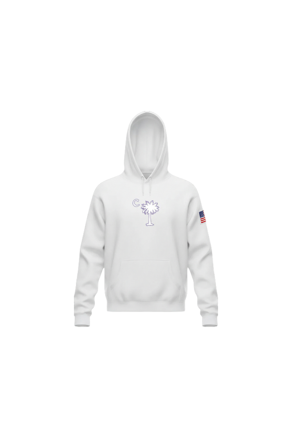 American White Palmetto Hoodie