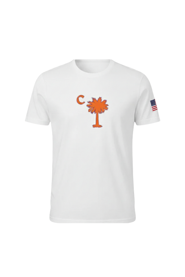 American White Palmetto Tee