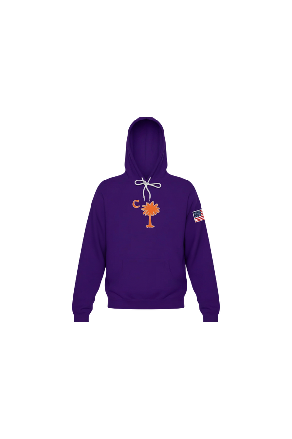 American Purple Palmetto Hoodie