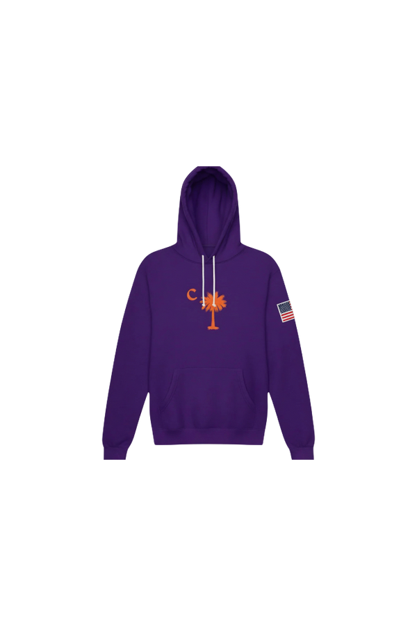 American Purple Palmetto Hoodie