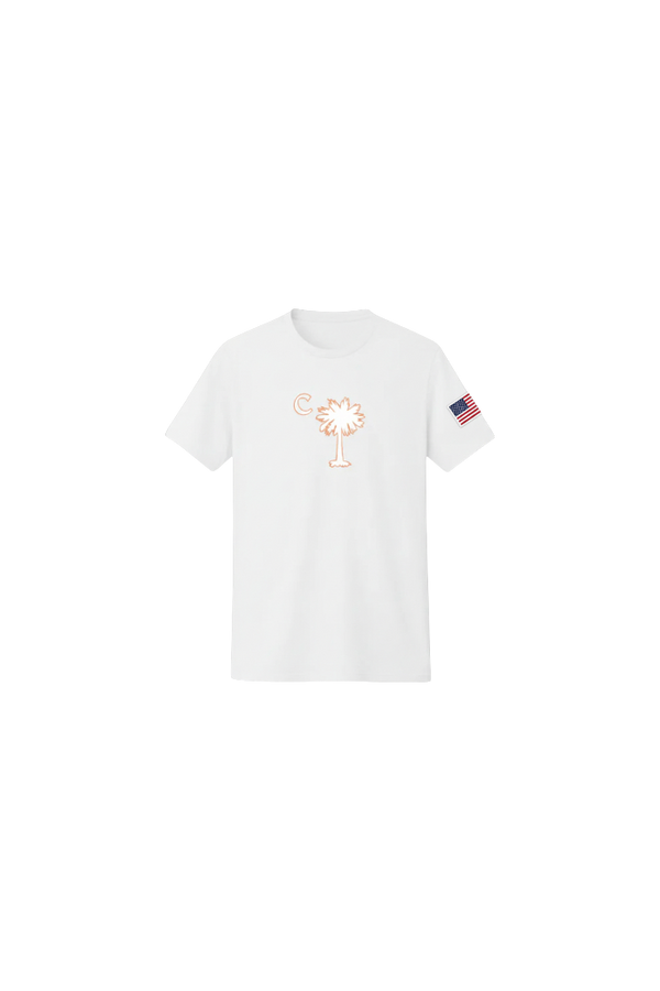 American White Palmetto Tee