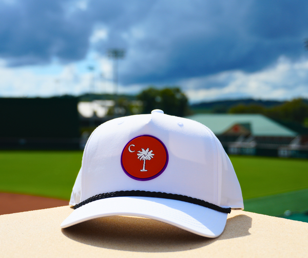 White Performance Black Rope (Purple Trim)